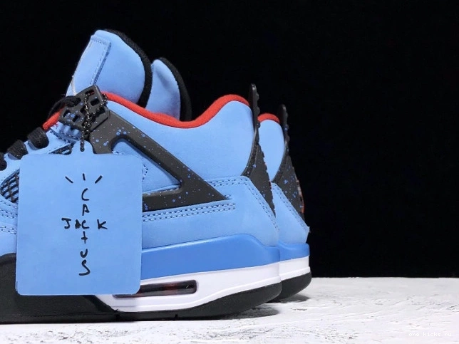 Rep Onekick Air 4 Cactus Travis Scott 308497-406 Jack Jordan x 0812
